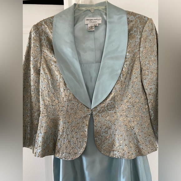 Adrianna Papell Two Piece Wedding Gown - Picture 2 of 4